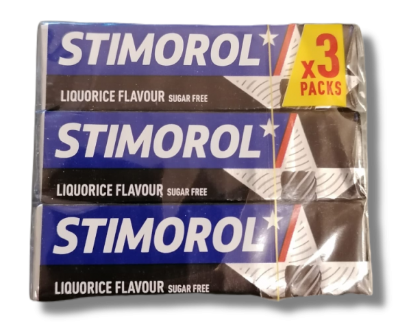 Stimorol Lakritz Kaugummi - 3er Pack