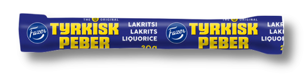 Finnische Lakritzstange - Tyrkisk Peber