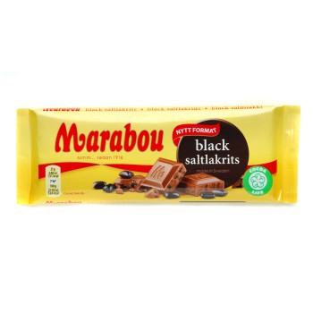 Marabou Black Saltlakrits